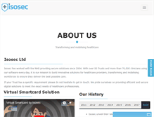 Tablet Screenshot of isosec.co.uk